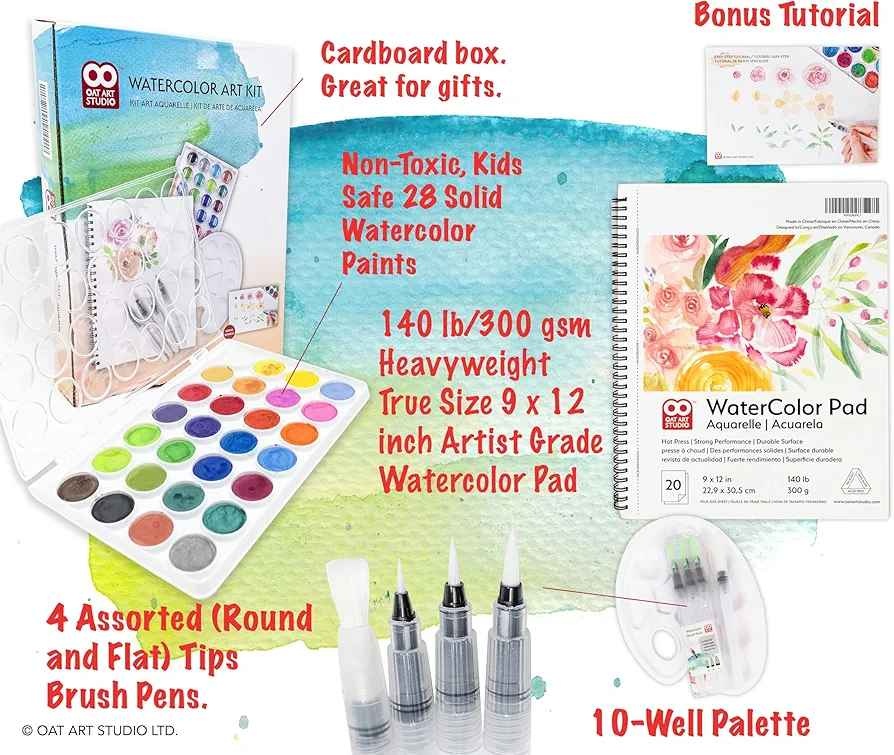 Brand New Watercolor Art Kit - photo 3