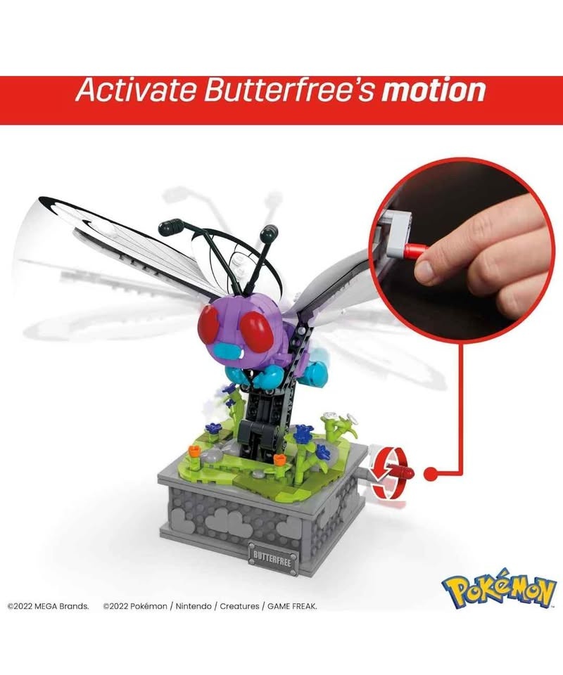 MEGA Pokémon Motion Butterfree Building Set 🧱 - photo 4