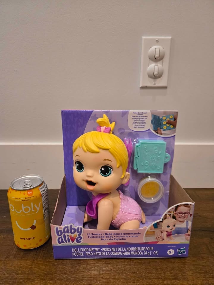 Brand new - Baby Alive Lil Snacks Doll – 8 inch - photo 3