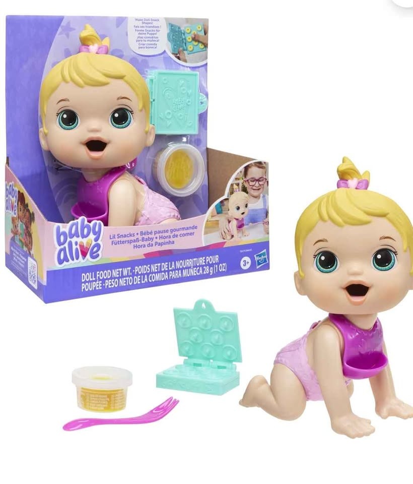 Brand new - Baby Alive Lil Snacks Doll – 8 inch - photo 4