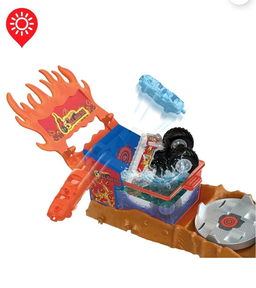 Hot Wheels Monster Trucks Color Shifters Playset - photo 5