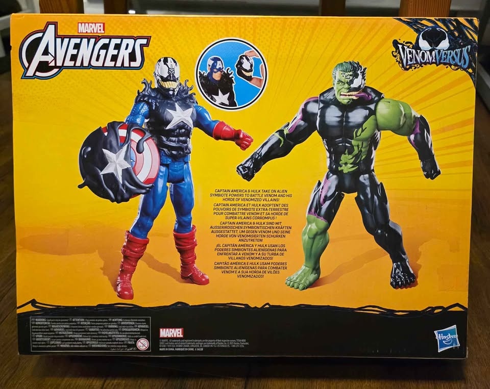 Marvel Captain America & Hulk 12-inch Action Figures - photo 2