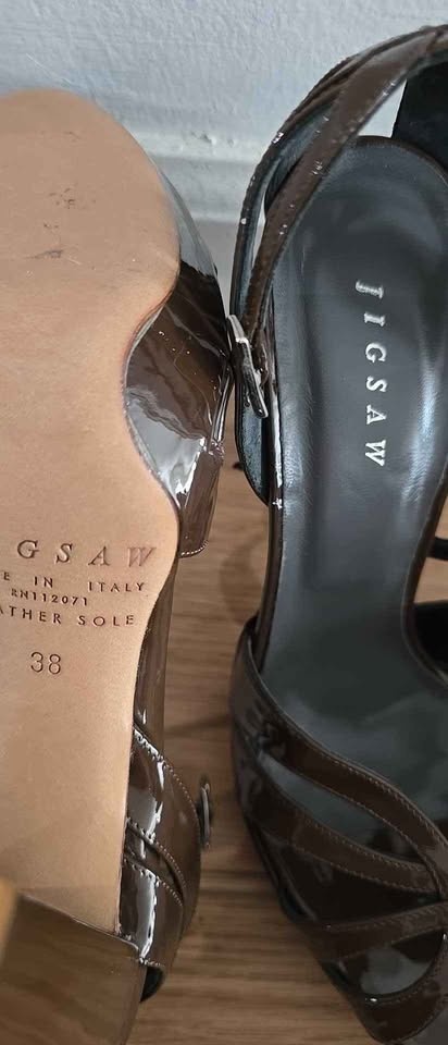 Jigsaw Patent Lauren Heels - Size 38 - photo 4