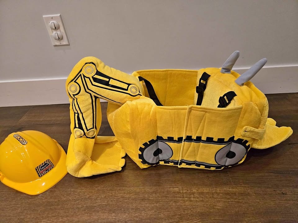 Kids Construction Excavator Costume Set (3-7 yrs)