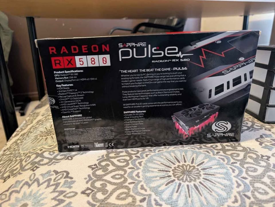 Sapphire Pulse RX 580 8GB GDDR5 - New (Open Box) - photo 4