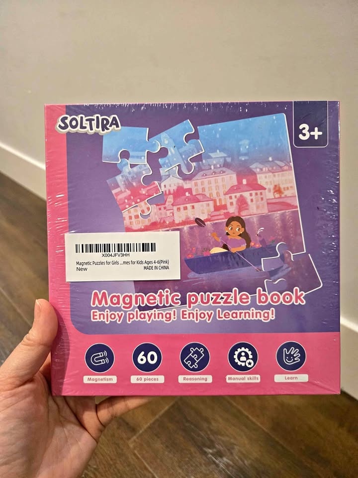 Magnetic Puzzle for Toddlers – 60 PCS Princess Themes