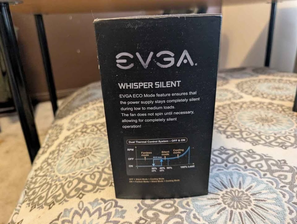 EVGA 750 GQ 80 Plus Gold Power Supply - photo 2