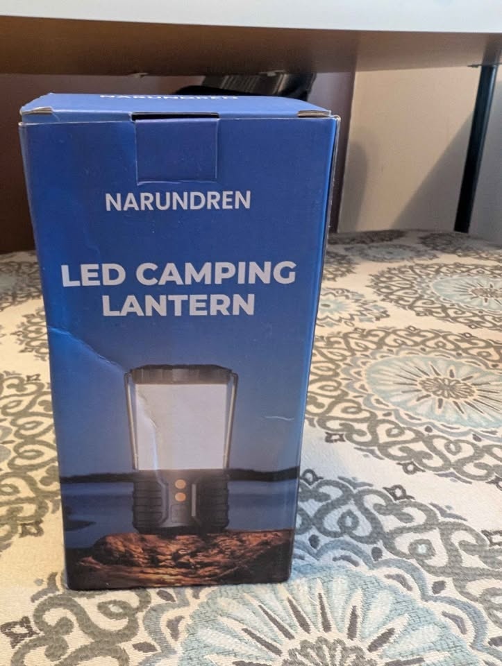 Rechargeable LED Camping Lantern - Narundren (New in Box) - photo 3