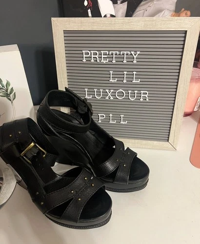 Chloe Wedges Black