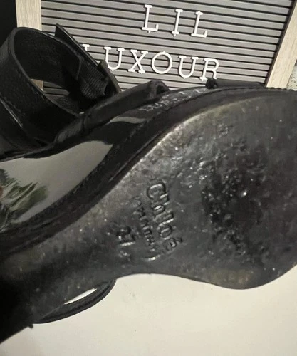 Chloe Wedges Black - photo 3