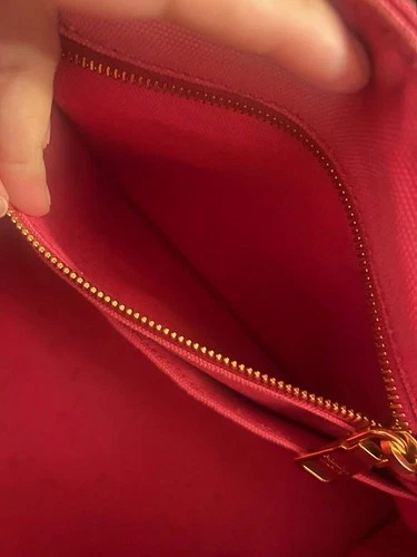 Prada Fuchsia Canapa Tote in Medium - photo 3