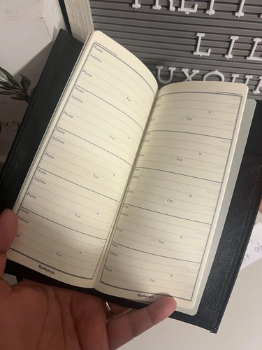 Burberry Notebook Schedule Logo Nova Check Beige Black Women Acc - photo 4