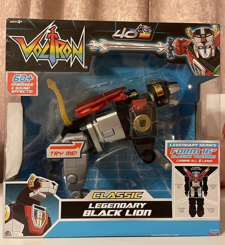 Voltron Classic Legendary Black Lion Action Figure 40th Annivers