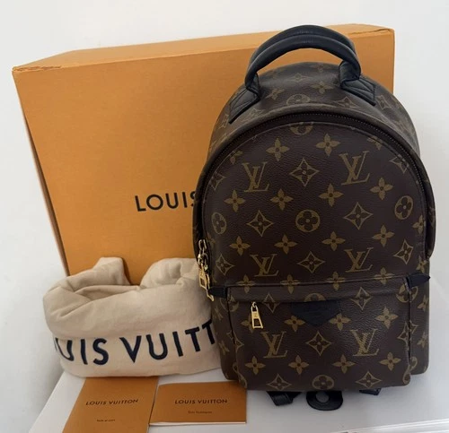 Louis Vuitton Palm Springs Backpack PM Brown Canvas