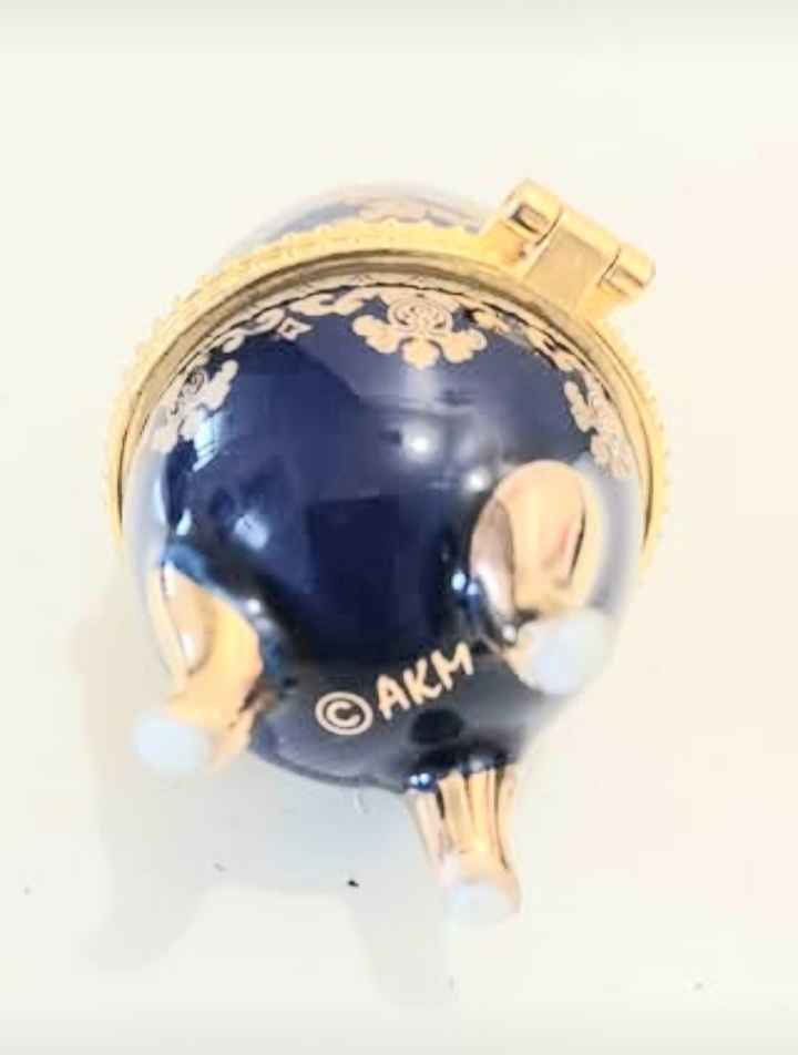 Vtg Russian Peterhof Porcelain Egg - photo 3