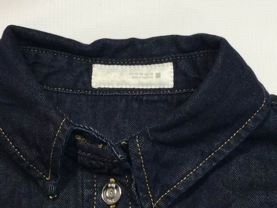 Zara Cropped Denim Shirt, XS - photo 2