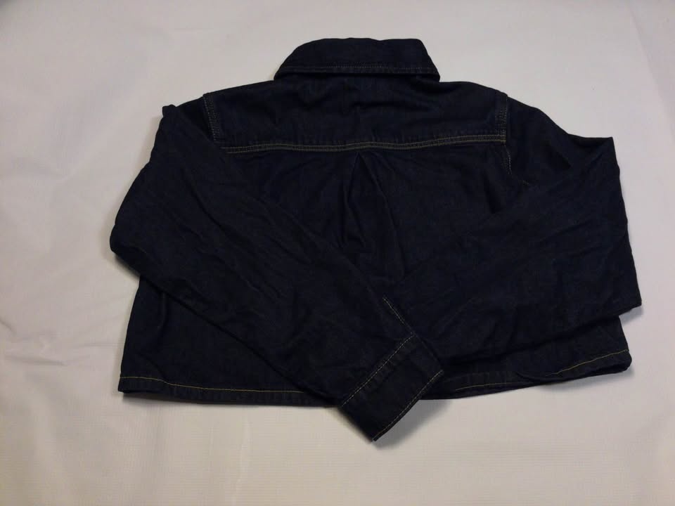 Zara Cropped Denim Shirt, XS - photo 3