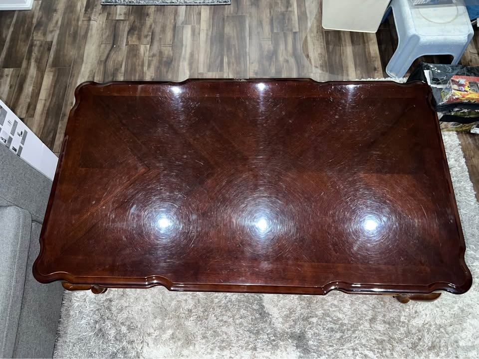 Antique Wooden Coffee Table - photo 3