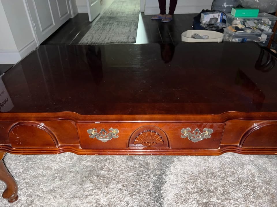 Antique Wooden Coffee Table - photo 4