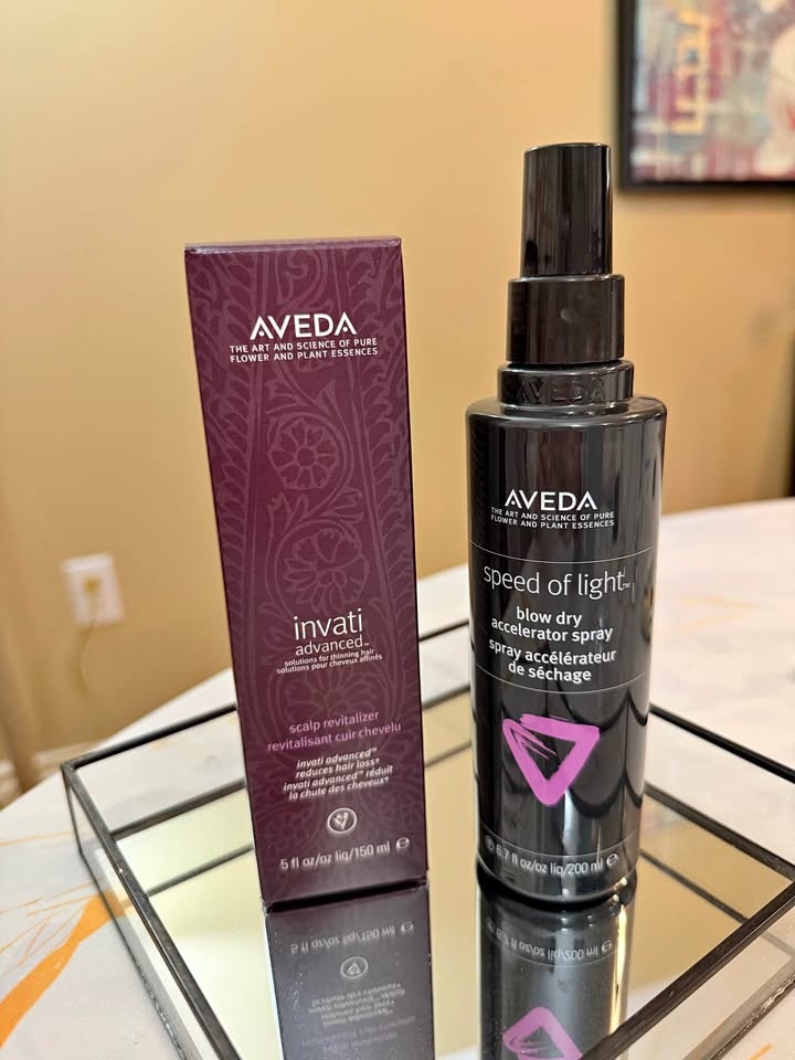 BNIB Aveda Scalp Revitalizer & Blow Dry Spray Set