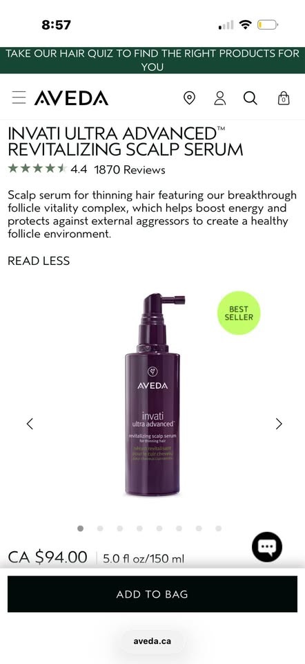 BNIB Aveda Scalp Revitalizer & Blow Dry Spray Set - photo 2