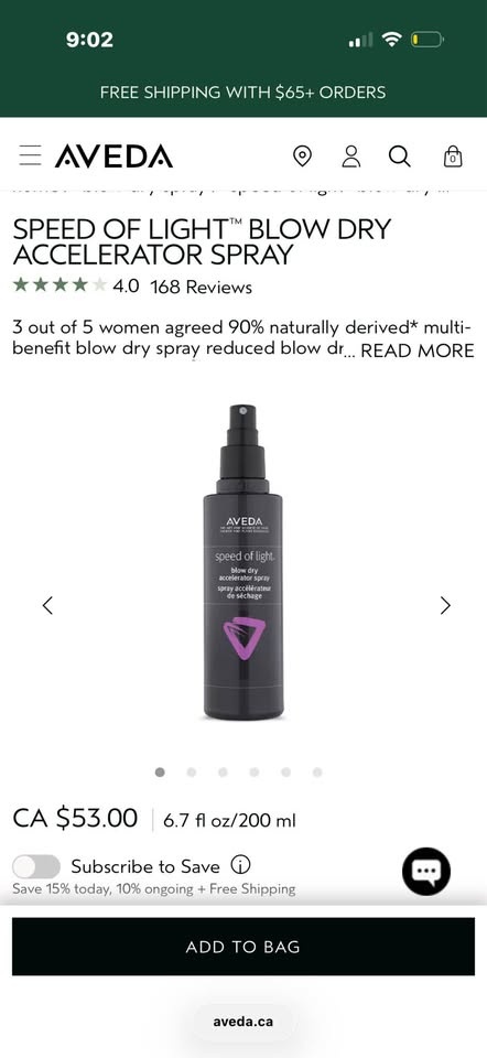 BNIB Aveda Scalp Revitalizer & Blow Dry Spray Set - photo 3