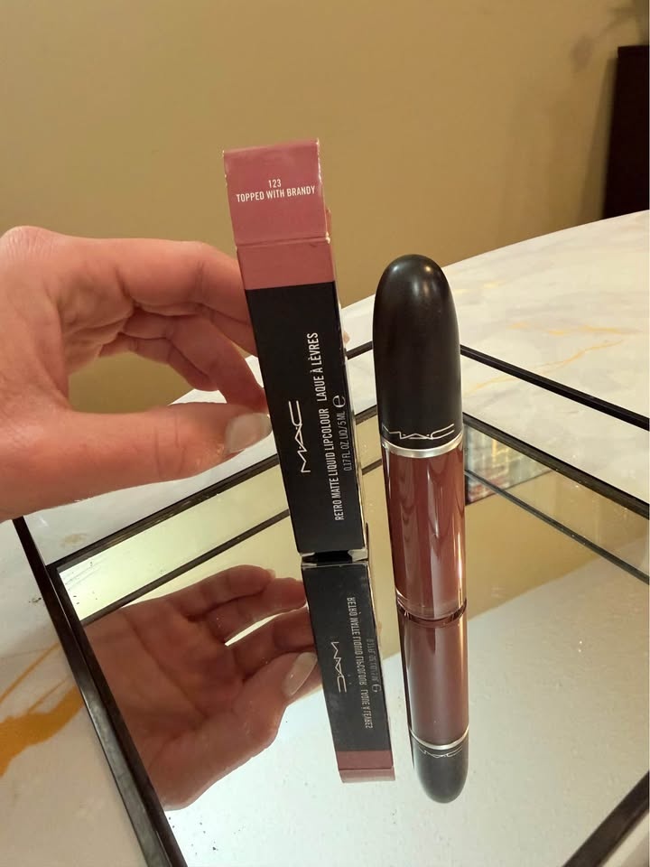 BNIB MAC Liquid Lipstick in “Topped With Brandy” - photo 2