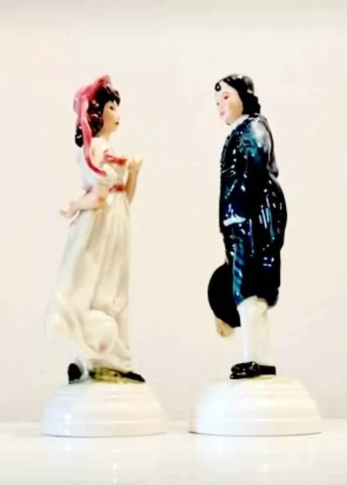 Vtg.W.German Goebel Blueboy & Pinkie Statuettes image indicator(3)