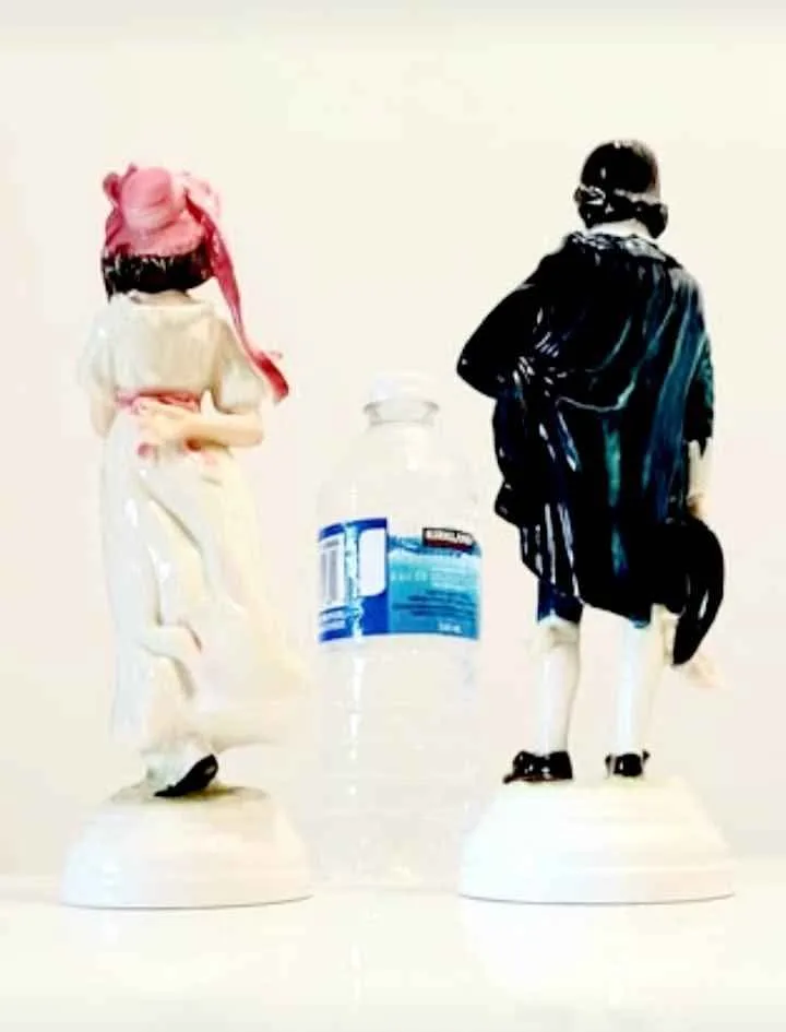 Vtg.W.German Goebel Blueboy & Pinkie Statuettes image indicator(4)