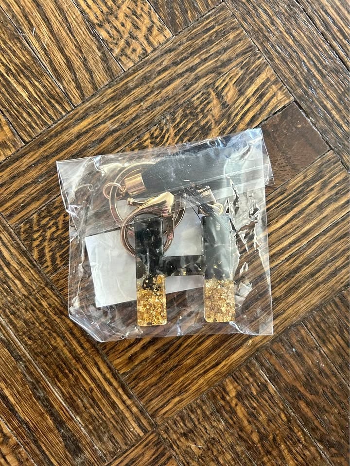 Letter H keychain
