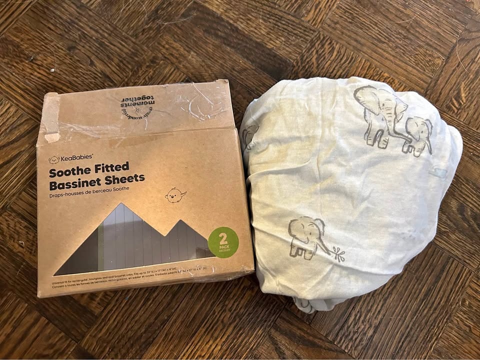 New open box crib sheet. 1 left in the box