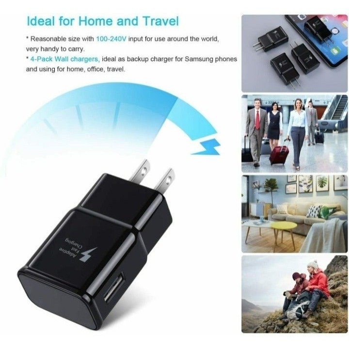 Fast Wall Charger for Samsung Galaxy Phone + 4FT USB-C Cable - S - photo 3