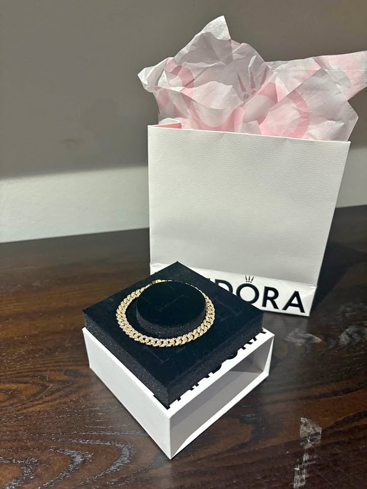 Pandora 14K Gold Plated Cuban Link Bracelet