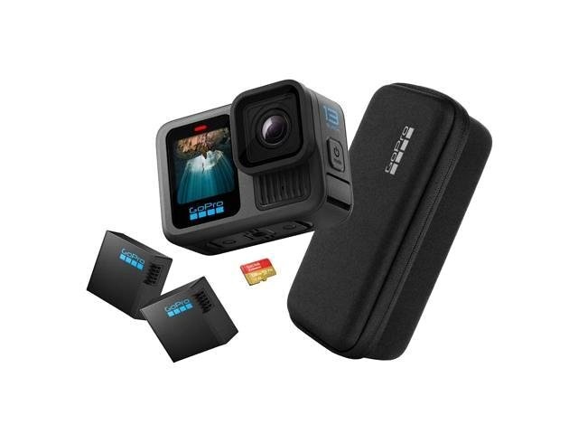 GoPro HERO13 Black Action Camera Bundle w/ Enduro Battery, 128GB