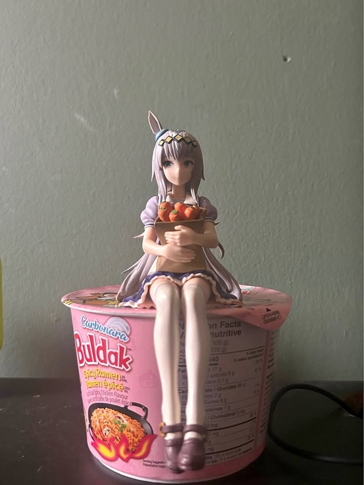 Oguri Cap Umamusume Ramen Stopper Figure