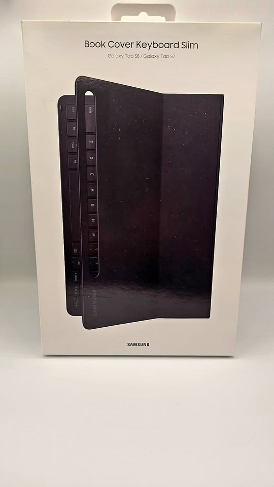 SAMSUNG Galaxy Tab S8/S7 Book Cover Keyboard Slim