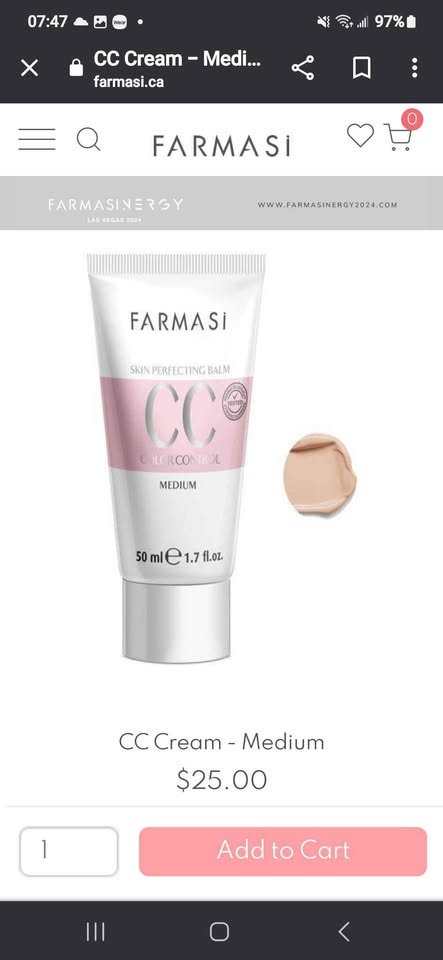 Farmasi CC Skin Perfecting Balm - Medium - photo 3