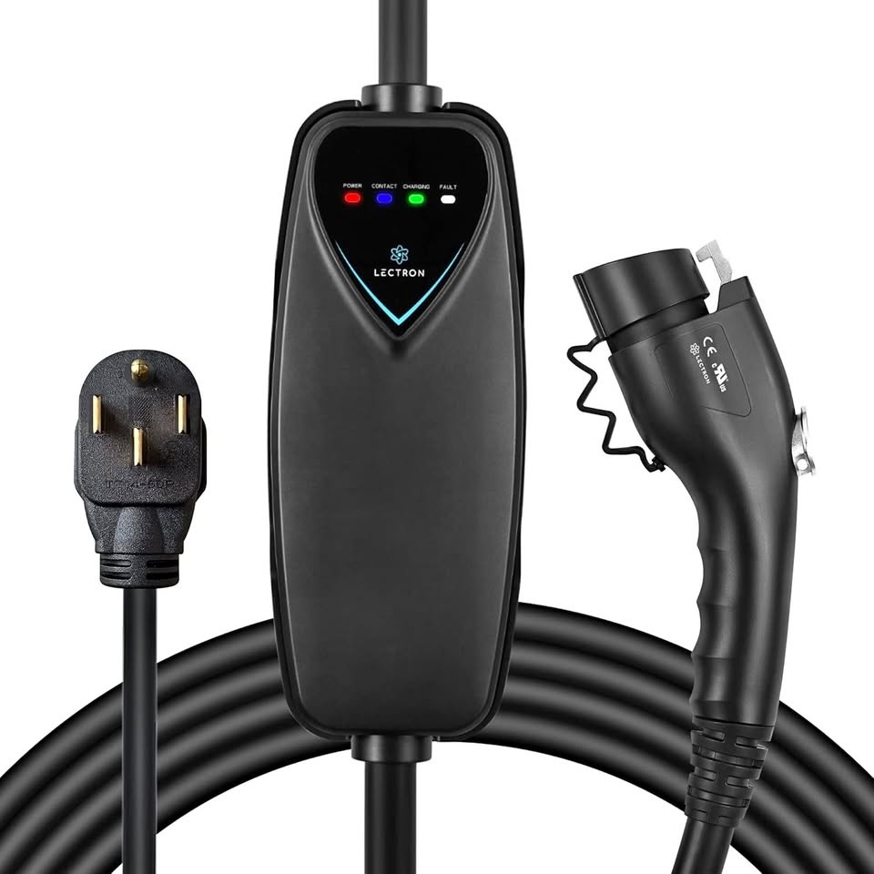 Lectron Level 2 EV Charger - ETL Certified, 240V, 40 Amp, NEMA 1