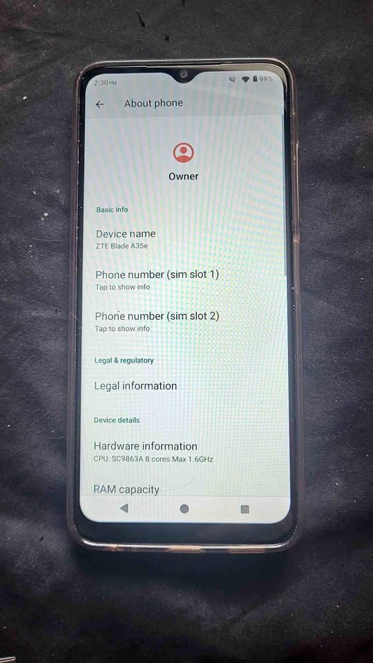 Zte Blade A35e