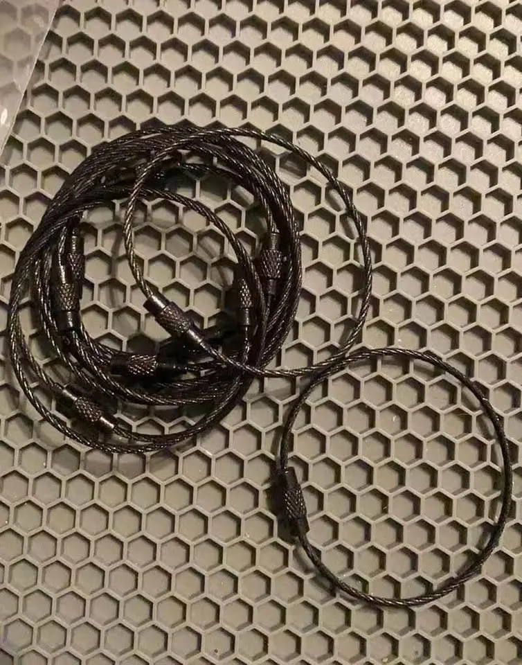 50mm Stainless Steel Keychain Wire Loop image indicator(3)