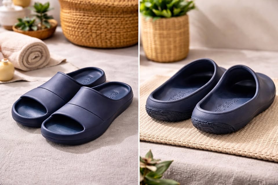Navy Comfort Slides Size: M 10 / W 12C