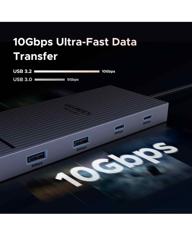 UGREEN Revodok 10-in-1 USB-C Docking Station Hub - photo 4