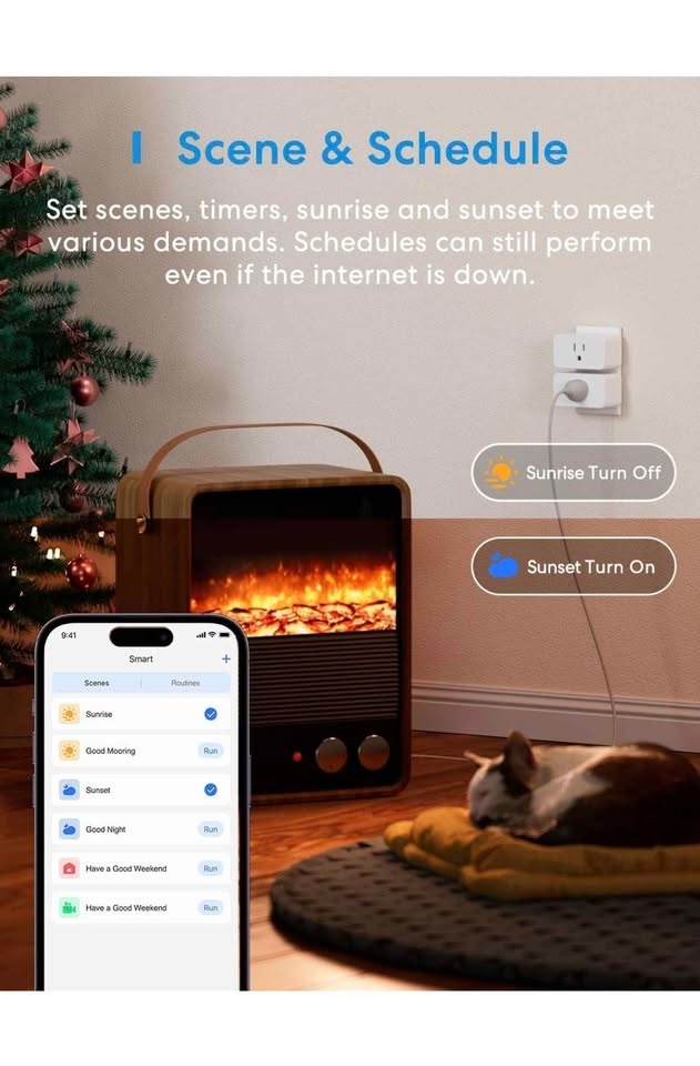Meross Smart Plugs 4-pack HomeKit Alexa Google Assistant - photo 4