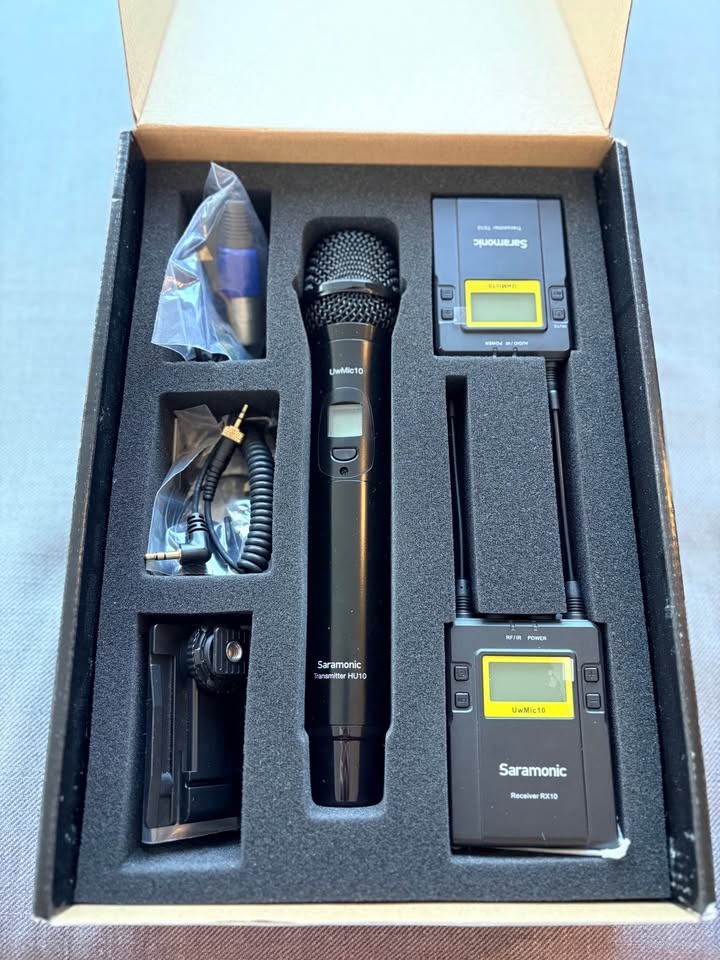Wireless Handheld Microphone & Lavalier Mic for DSLR Camera - photo 2