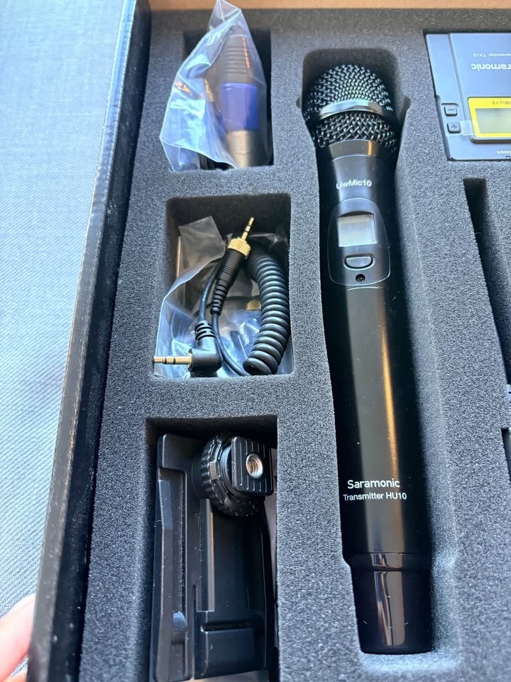 Wireless Handheld Microphone & Lavalier Mic for DSLR Camera - photo 5