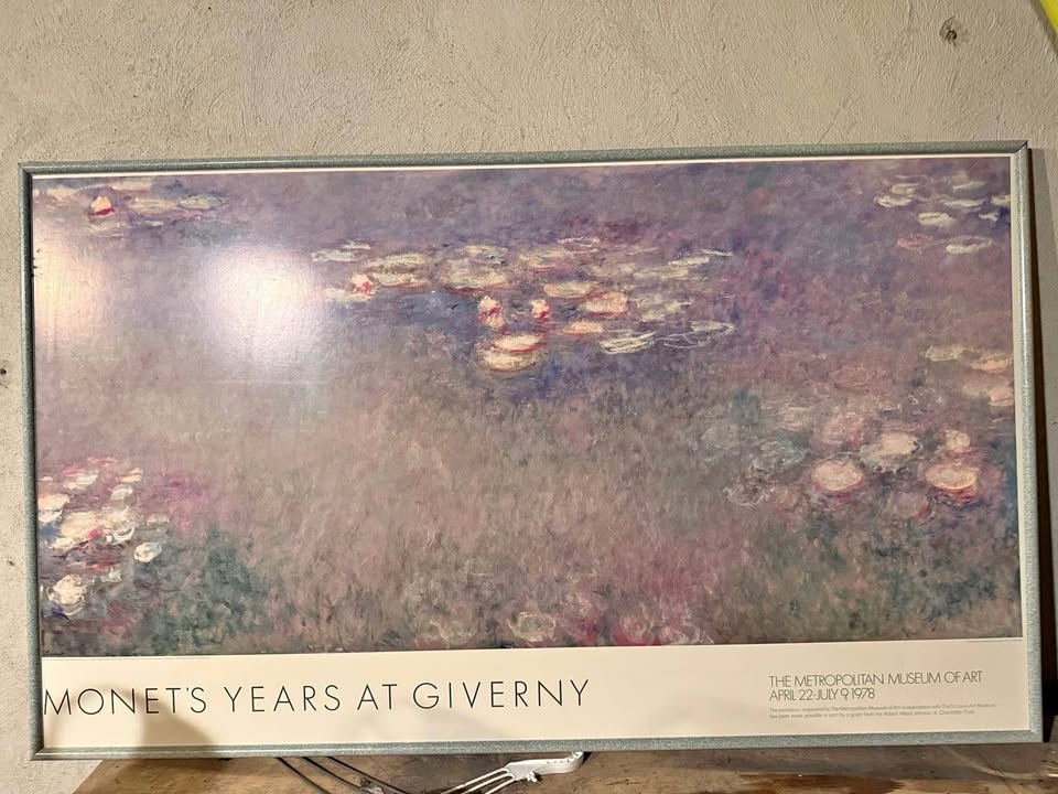 Monet's Years At Giverny The Met Museum 1978 Framed Art