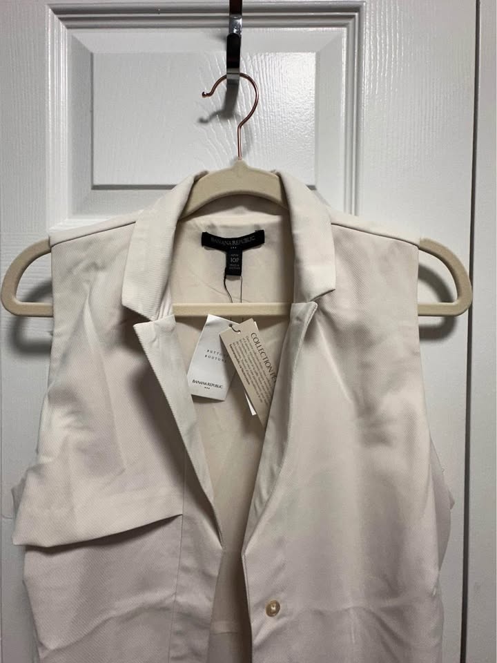 BNWT Banana Republic Trench Dress/Cover Up - Size 10 Petite - photo 3