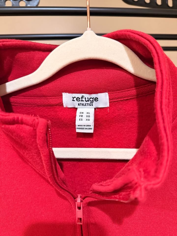 Urban Planet Red Half-Zip Sweater - Size XL - photo 2