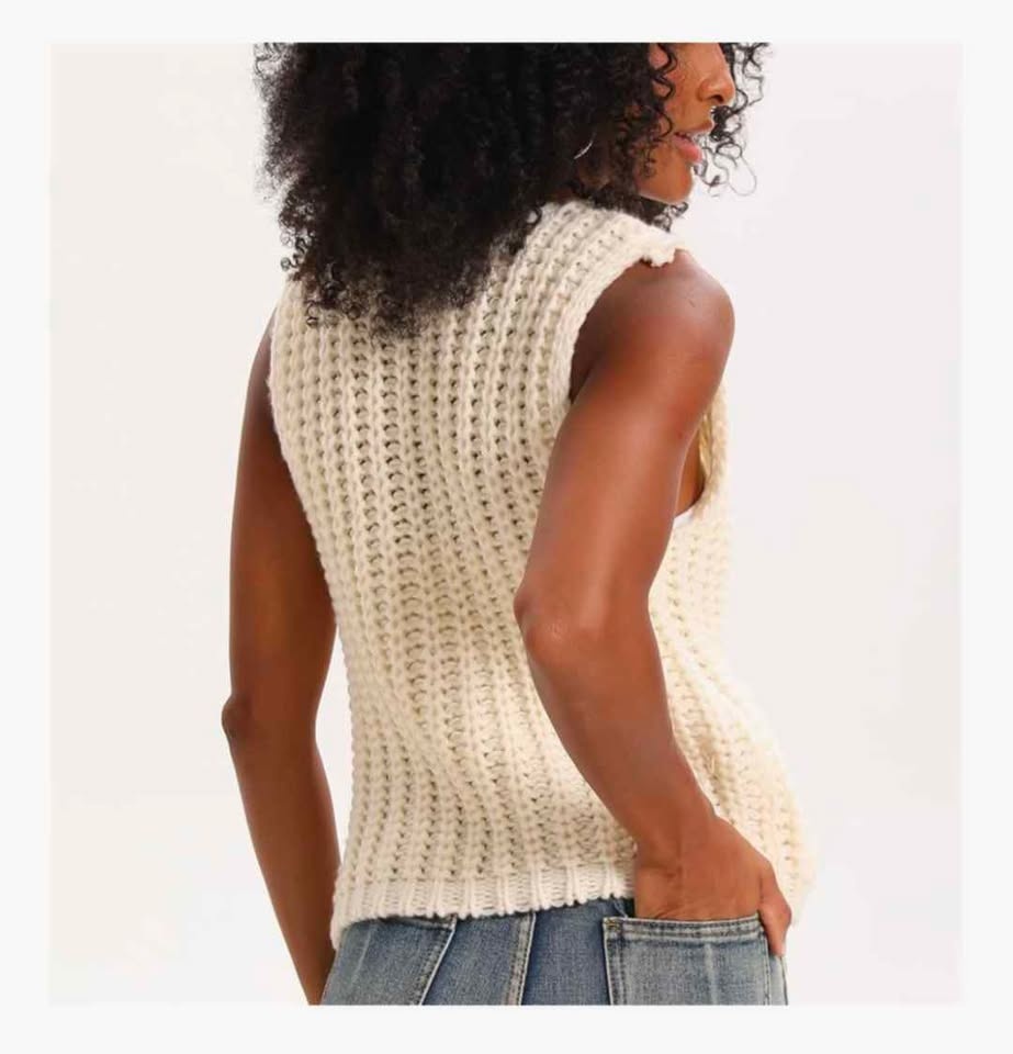 Brand new chunky sweater vest for women - photo 2