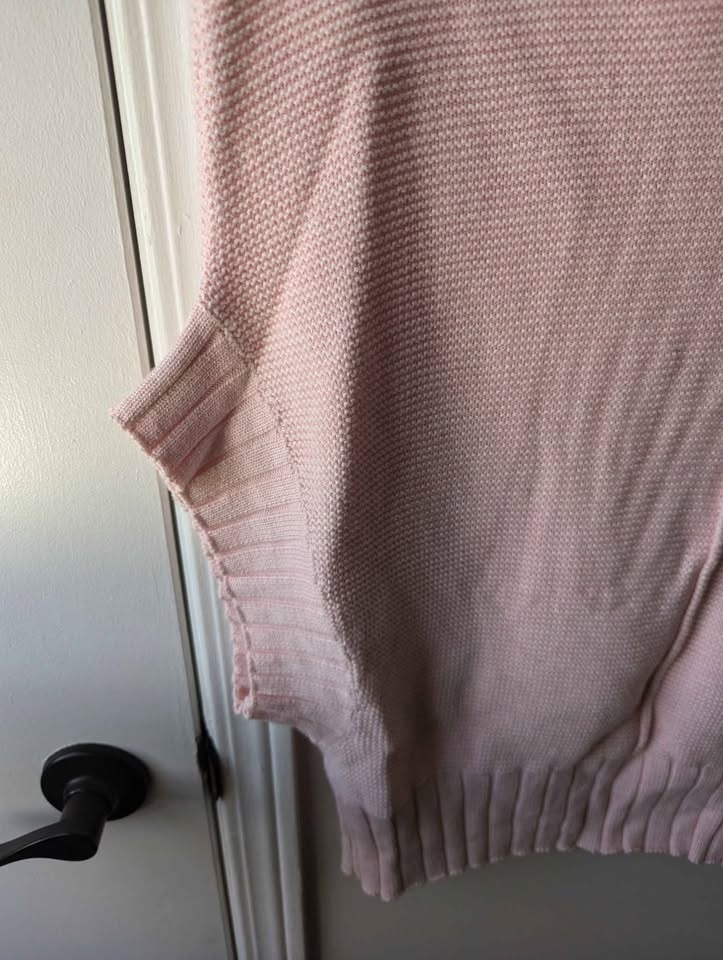 NWOT beautiful pink cowl poncho sweater for women - photo 4